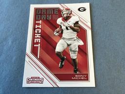 SONY MICHEL 2018 Contenders #16 ROOKIE Card