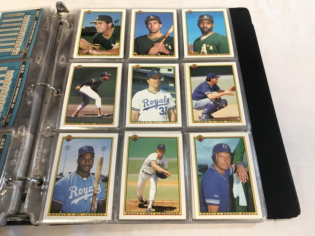 2 Binders of 1987-1990 Baseball Cards with Stars