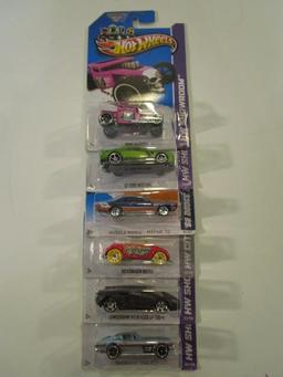 Lot of 6 Hot Wheel Cars, Incl. Bone Shaker