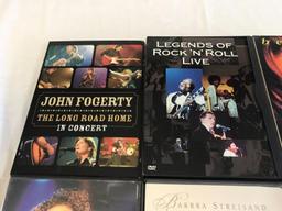 Lot of 6 MUSIC Concert DVDS