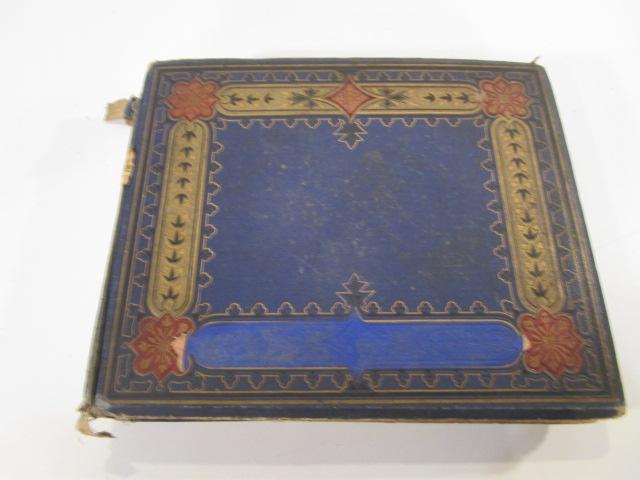 Antique Scrapbook Filled w/ Pictures