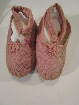 Lot of 2 Pairs of Vintage Children's Shoes