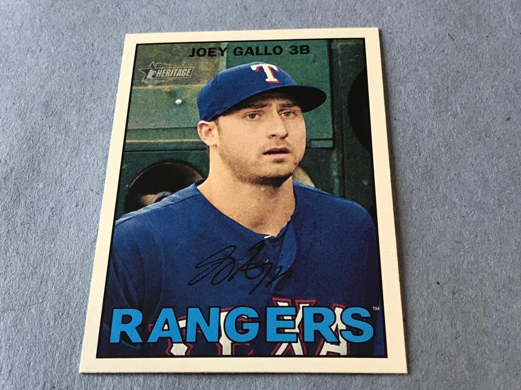 JOEY GALLO 2016 Topps Heritage SP Rookie Card