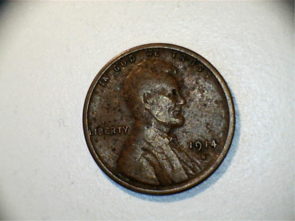 1914-S Wheat Cent