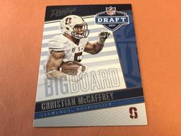 CHRISTIAN MCCAFFREY 2017 Prestige ROOKIE Card