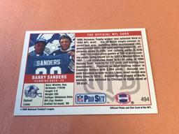 BARRY SANDERS Lions 1989 Pro Set ROOKIE Card