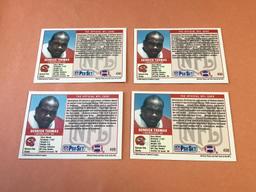 DERRICK THOMAS Lot of 4 1989 Pro Set ROOKIE Cards-