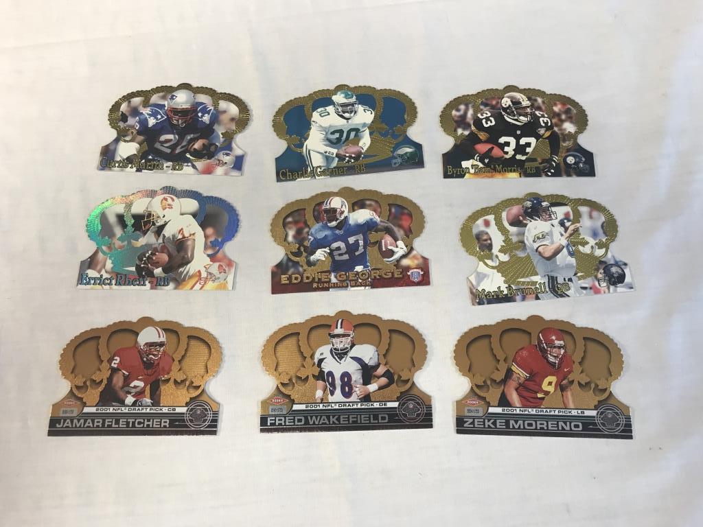 2001 crown royale Football Cards Lot of 51
