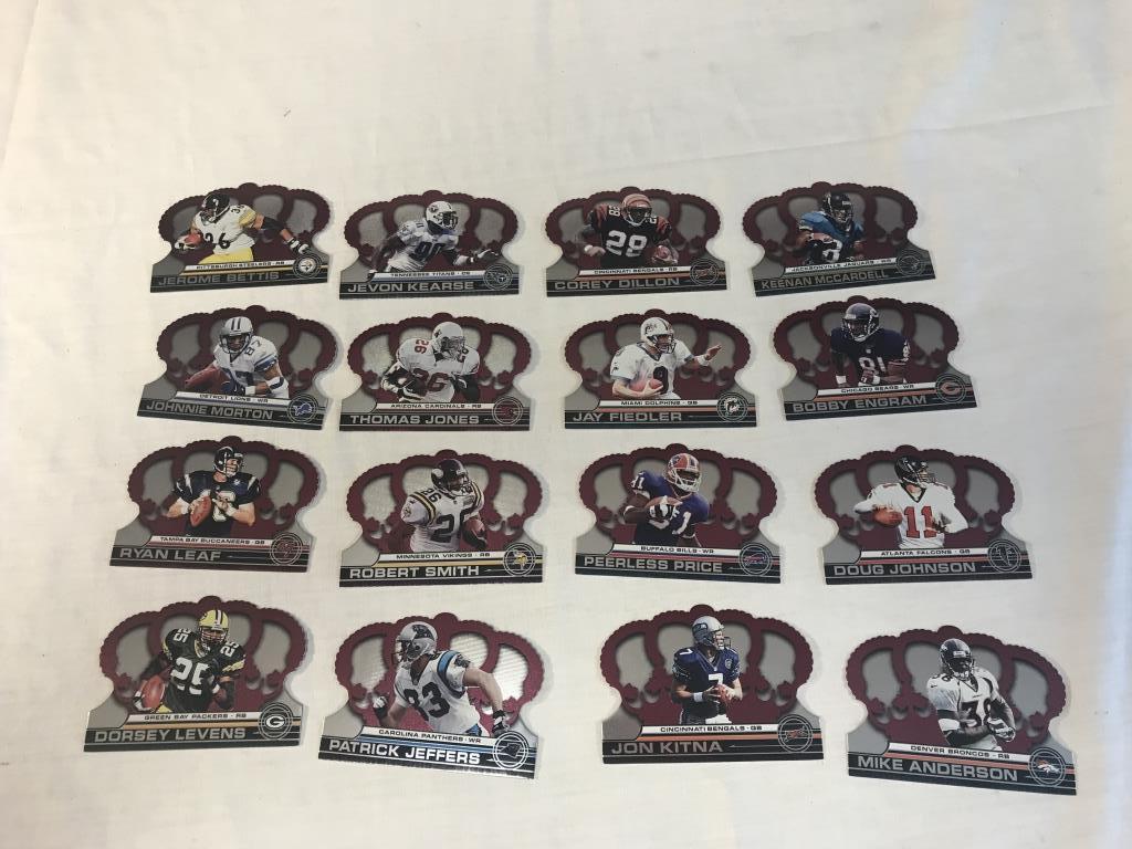 2001 crown royale Football Cards Lot of 51