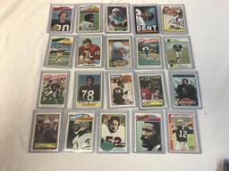 Large Lot of Stars and Hall Of Fame Football Cards