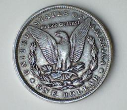 1891 Morgan Silver Dollar