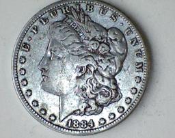 1884 Morgan Silver Dollar