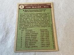 TOM SEAVER Mets 1976 Topps Baseball Card