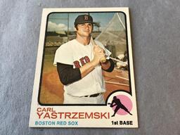 CARL YASTRZEMSKI Red Sox 1973 Topps Baseball Card