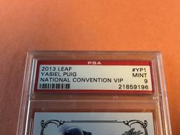 YASIEL PUIG 2013 Leaf National Convention 1 PSA 9