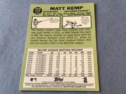 MATT KEMP 2016 Topps Heritage SP Card