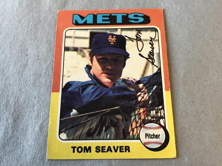 TOM SEAVER Mets 1975 Topps Baseball Card