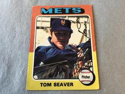 TOM SEAVER Mets 1975 Topps Baseball Card