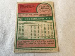 TOM SEAVER Mets 1975 Topps Baseball Card