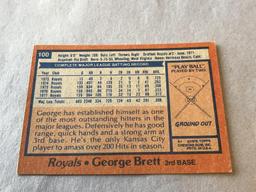 GEORGE BRETT Royals 1978 Topps Baseball Card