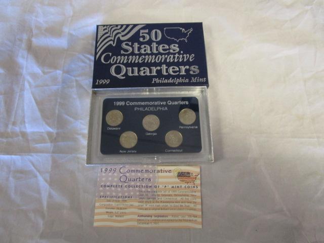 1999 50 State Commemorative Quarters Full Set