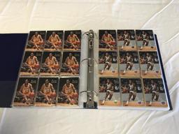 Binder full of 1996 Topps Stars Basketball Cards