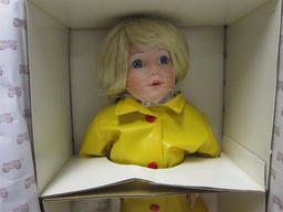 Princeton Gallery 15" Porcelain  It's Raining Doll