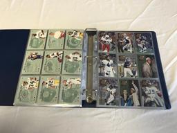 Binder full of 1996 Playoff Football Cards