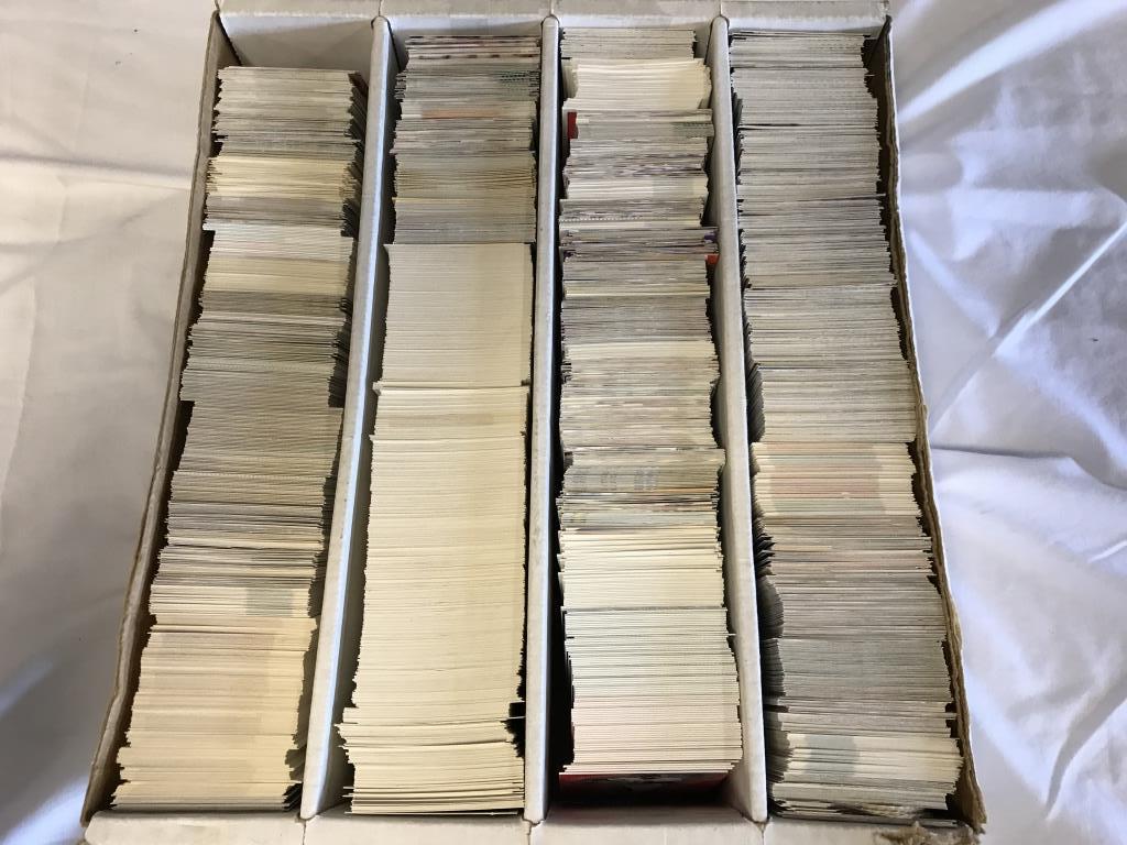 Lot of approx 4000 1990's Football Cards w/ Stars