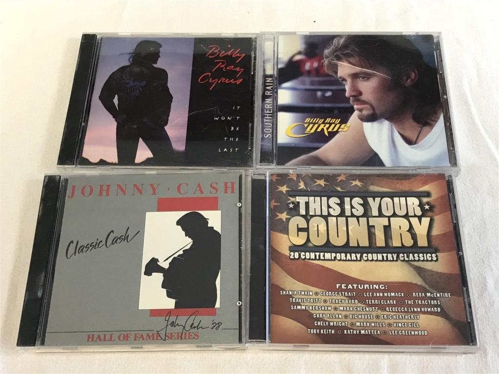 Lot 22 COUNTRY Music CDS Strait, Chesney, Cyrus