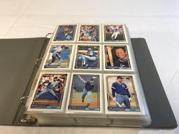 1992 Topps Baseball Complete Set in binder 1-792