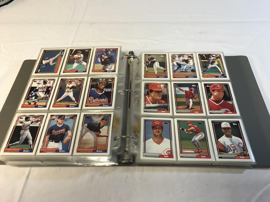 1992 Topps Baseball Complete Set in binder 1-792