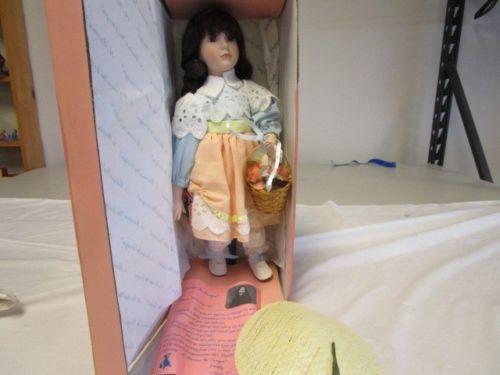 Marian Yu Designs 16" Porcelain " Doreen " Doll -