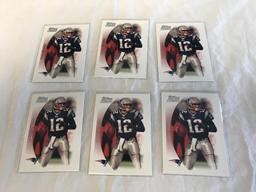 TOM BRADY Lot of 6 2005 Topps Draft Picks Cards