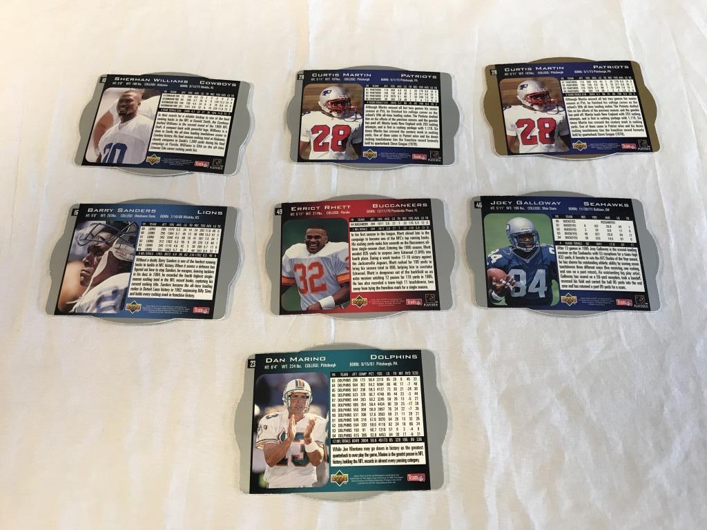 Lot of 7 1986 SPX Hologram Football Cards