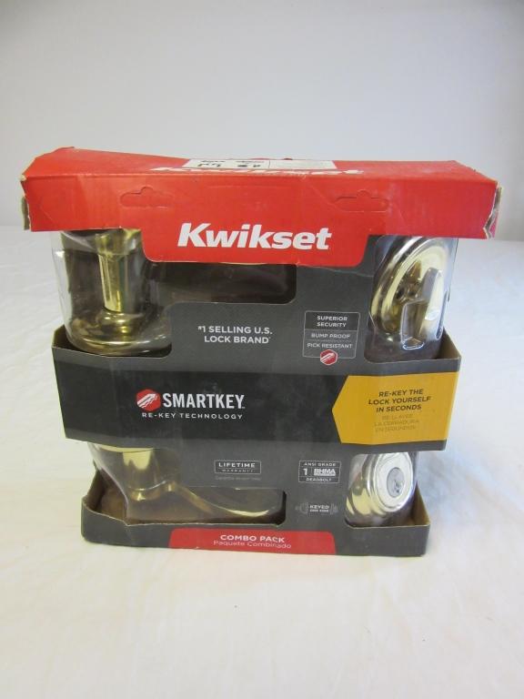 Kwikset Exterior Door Knob & Dead Bolt Set