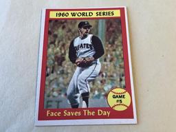 Face Saves The Day WS 1961 Topps Baseball Card