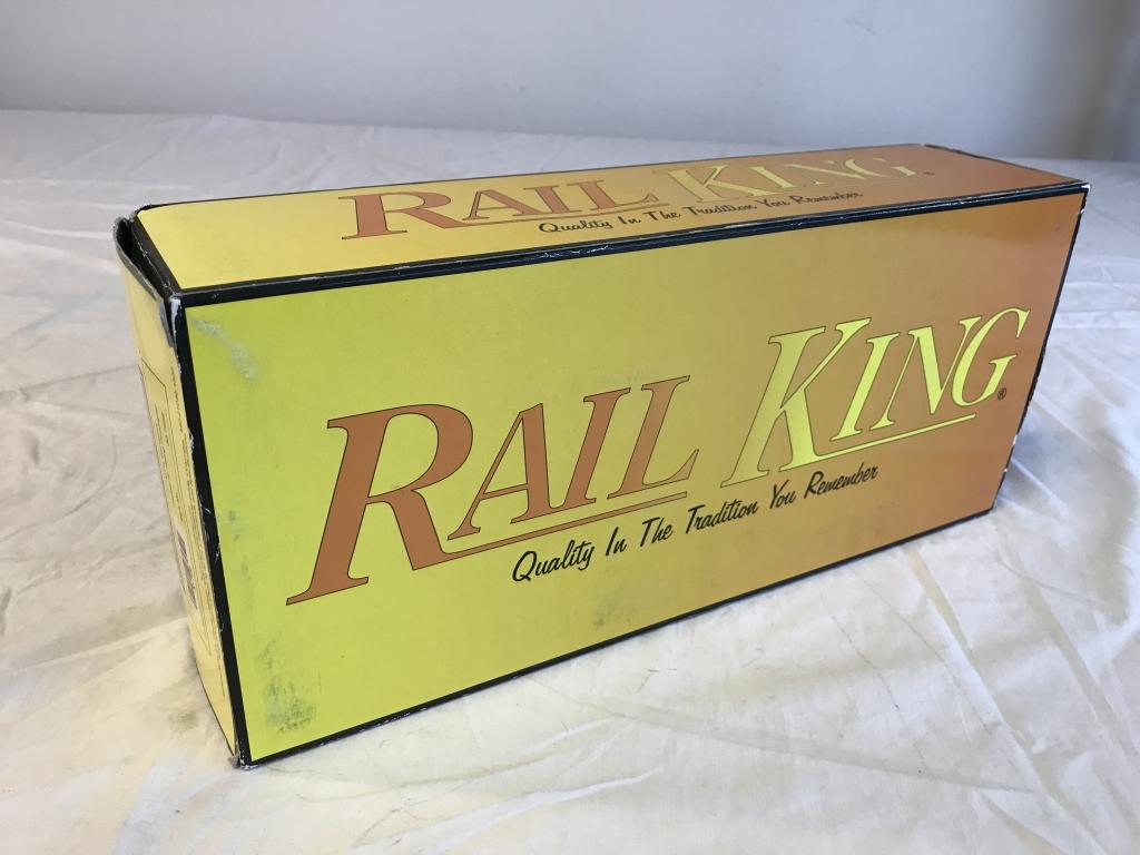 MTH RailKing Transport Flatcar & Flying Helicopter