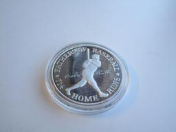 1895-1995 BABE RUTH CENTENNIAL 1 OZ. 999 SILVER