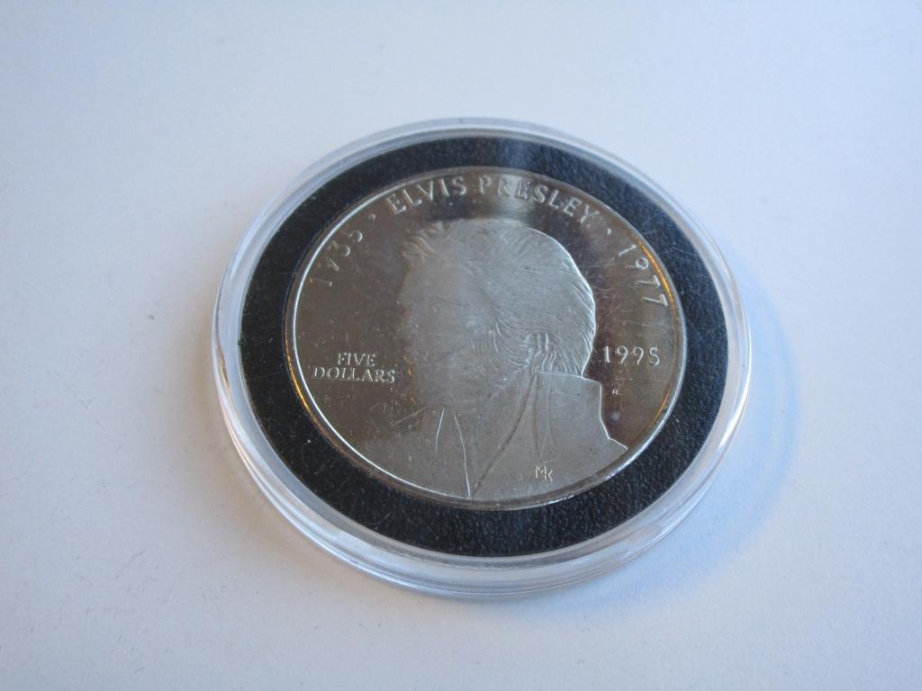 1995 Elvis Presley Marshall Islands 5 Dollars