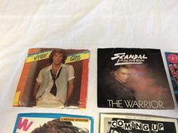 Lot of 7 45 RPM Records from 1980's