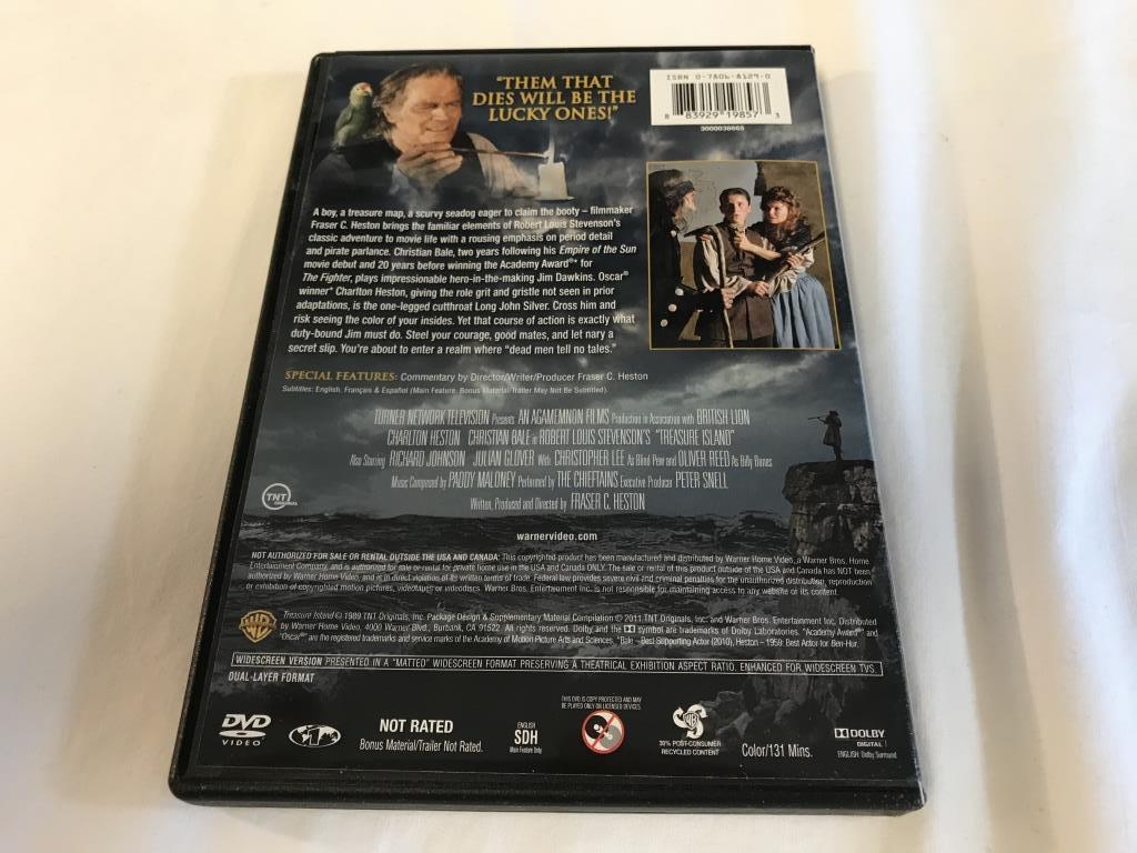 TREASURE ISLAND Christian Bale DVD Movie