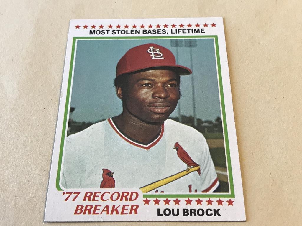 LOU BROCK Cards 1978 Topps Baseball Card