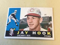 JAY HOOK Reds 1960 Topps Baseball Card #187