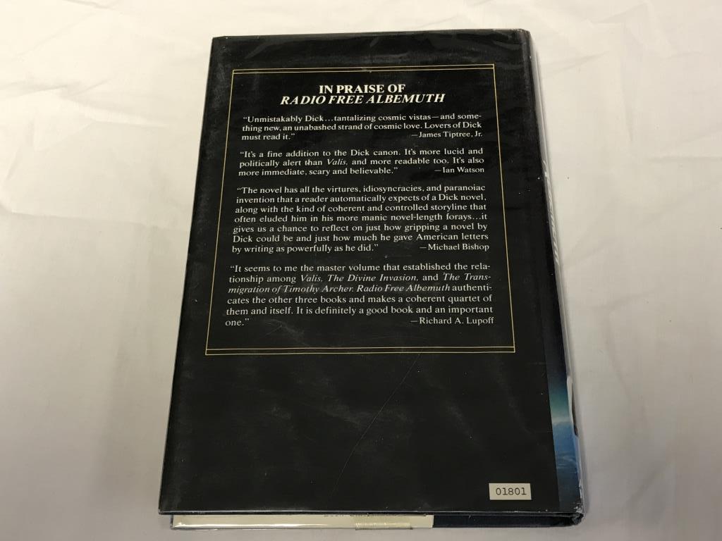 RADIO FREE ALBEMUTH Philip K. Dick HC Book 1985