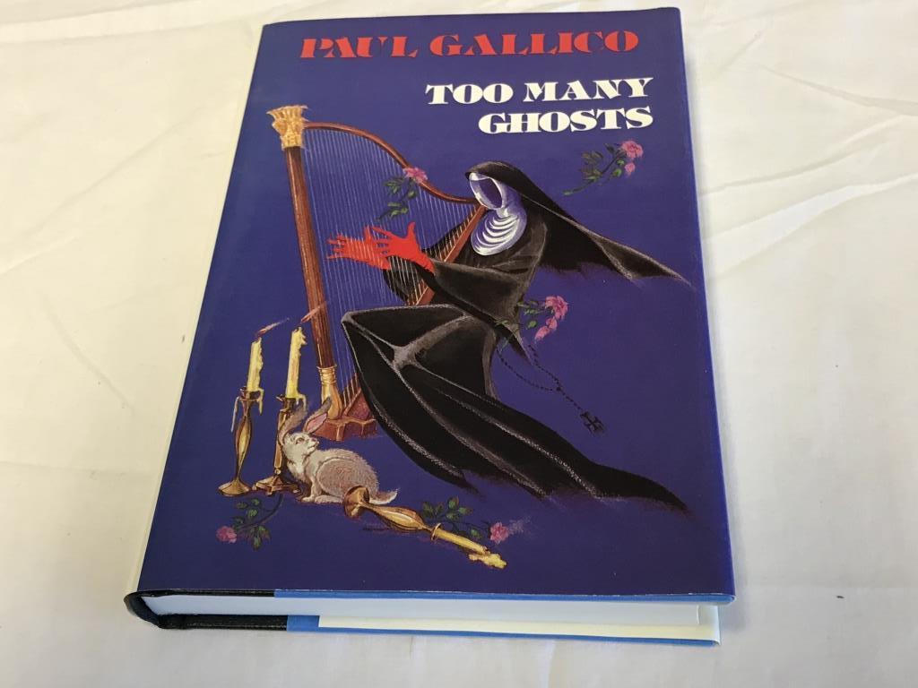 TOO MANY GHOST Paul Gallico HC Book 1988 BCE