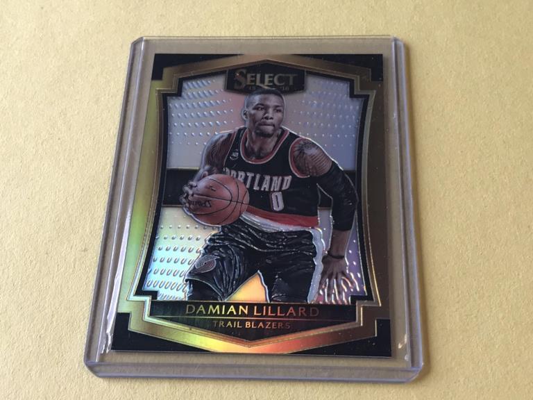 DAMIAN LILLARD 2015-16 Select SILVER PRIZM Insert-