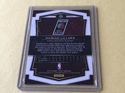 DAMIAN LILLARD 2015-16 Select SILVER PRIZM Insert-