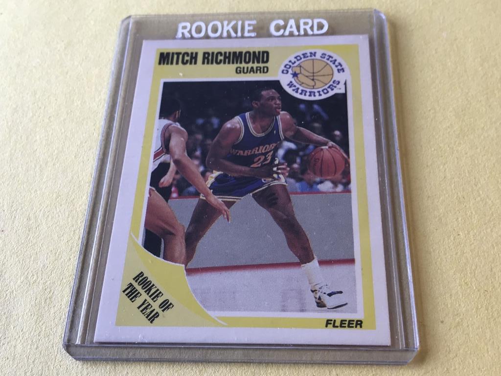 MITCH RICHMOND 1989 Fleer ROOKIE Basketball Card