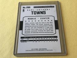 KARL ANTHONY TOWNS 2015-16 ROOKIE Card